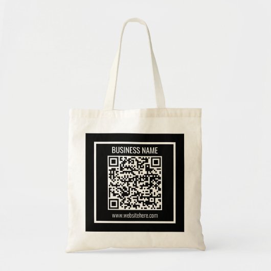Creëer een moderne QR-code Tote Bag (Voorkant)