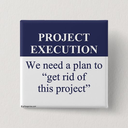 Creëer een projectuitvoeringsplan (3) vierkante button 5,1 cm (Voorkant)