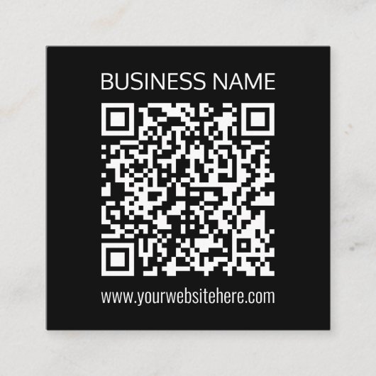 Creëer een QR-code direct met de URL van uw websit Informatiekaartje (Voorkant)