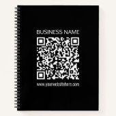 Creëer een QR-code direct met de URL van uw websit Notitieboek (Voorkant)