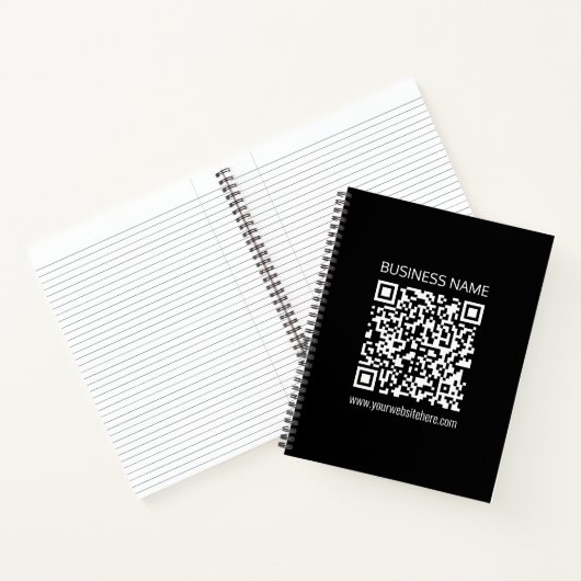 Creëer een QR-code direct met de URL van uw websit Notitieboek (Binnen)