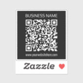 Creëer een QR-code direct met de URL van uw websit Sticker (Vel)