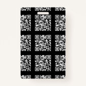 Creëer een QR-codepatroon met tegels | Bewerkbare  Badge (Voorkant)