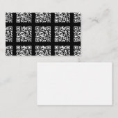 Creëer een QR-codepatroon met tegels | Bewerkbare  Informatiekaartje (Voorkant / Achterkant)