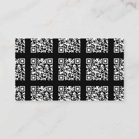 Creëer een QR-codepatroon met tegels | Bewerkbare  Informatiekaartje (Voorkant)