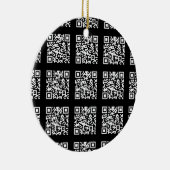 Creëer een QR-codepatroon met tegels | Bewerkbare  Keramisch Ornament (Rechts)