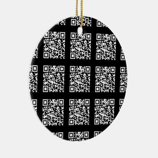 Creëer een QR-codepatroon met tegels | Bewerkbare  Keramisch Ornament (Rechts)