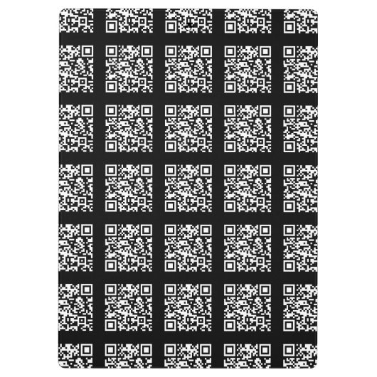 Creëer een QR-codepatroon met tegels | Bewerkbare Klembord (Achterkant)