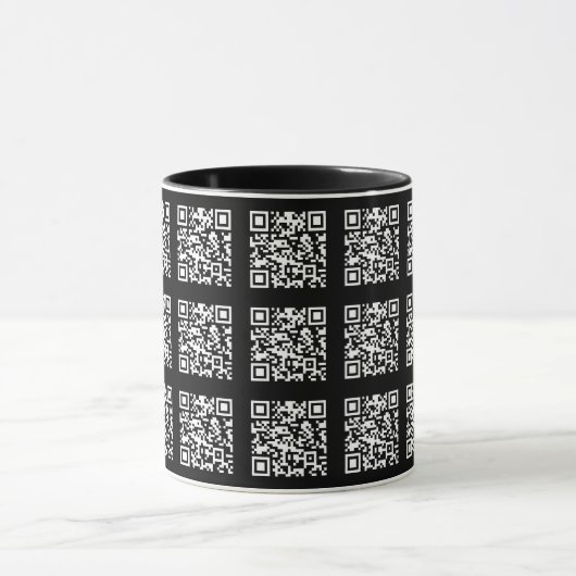 Creëer een QR-codepatroon met tegels | Bewerkbare  Mok (Midden)