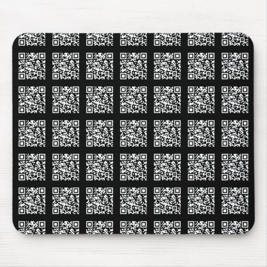 Creëer een QR-codepatroon met tegels | Bewerkbare  Muismat (Voorkant)