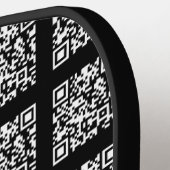 Creëer een QR-codepatroon met tegels | Bewerkbare Pickleball Paddle (Links Detail)