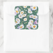 Creëer een tijdloze blik met de klassieke schoonhe vierkante sticker (Tas)