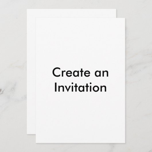 Creëer een uitnodiging (Voorkant / Achterkant)