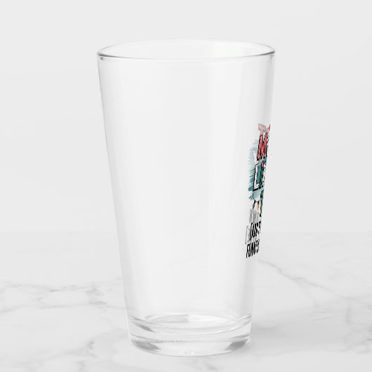 😂Creëer een zeer waarschijnlijk 🎄 grappig kerstc Glas (Rechts)