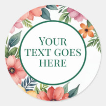 creëer eigen bruiloft sticker KLEUR bloem eucalypt