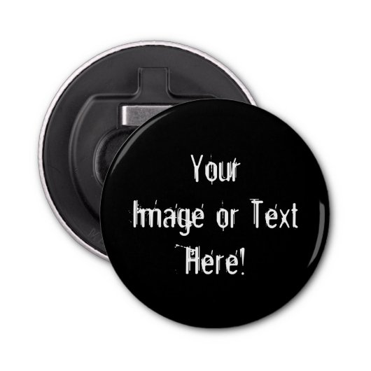 Creëer-Eigen foto Upload Bottle Open Button Flesopener (Voorkant)