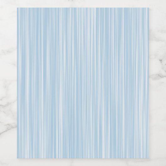 Creëer eigen persoonlijke cadeaus |Babyblauwe Wate Wijn Etiket (Enkel label)