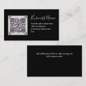 Creëer eigen QR-code Visitekaartje - Veel kleuren Informatiekaartje (Voorkant / Achterkant)