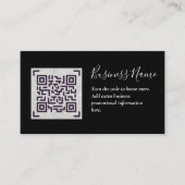 Creëer eigen QR-code Visitekaartje - Veel kleuren Informatiekaartje (Voorkant)