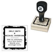 Creëer Eigen stempel Aangepaste tekst Noodlijdend  (Gestempeld)