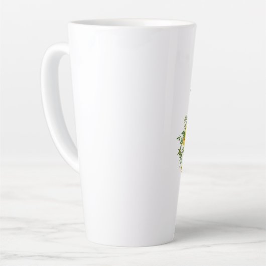 Creëer Eigen zonnebloempitten Partij Gifts ADD TEK Latte Mok (Linkerhoek)