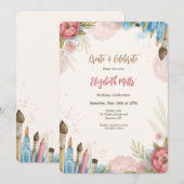 Creëer en vier feest kaart (Voorkant / Achterkant)