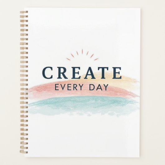 Creëer Every Day Journal – Minimal Design Planner (Voorkant)