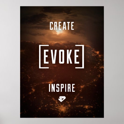 CREËER. EVOKE. INSPIRE. Poster (Voorkant)