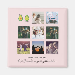 Creëer Ewn BFF Photo Collage giften - Vegan Avocad Magneet