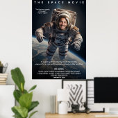 Creëer Gepersonaliseerde ruimte Sci-fi Adventure M Poster (Thuiskantoor)