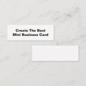Creëer het beste mini-visitekaartje mini visitekaartje (Voorkant / Achterkant)
