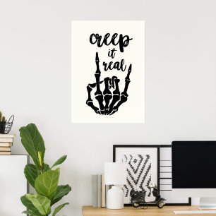 Creëer het echt poster