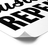 Creëer Hustle herhaal het Poster van het Citaat (Hoek)