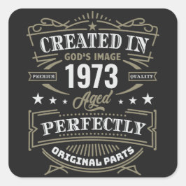 Creëer in Gods Afbeelding Gepersonaliseerd Vierkante Sticker