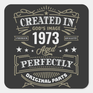 Creëer in Gods Afbeelding Gepersonaliseerd Vierkante Sticker