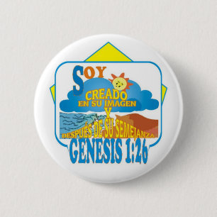 Creëer in zijn Afbeelding ESP Ronde Button 5,7 Cm