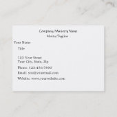 Creëer in zijn Afbeelding Visitekaartje (Achterkant)