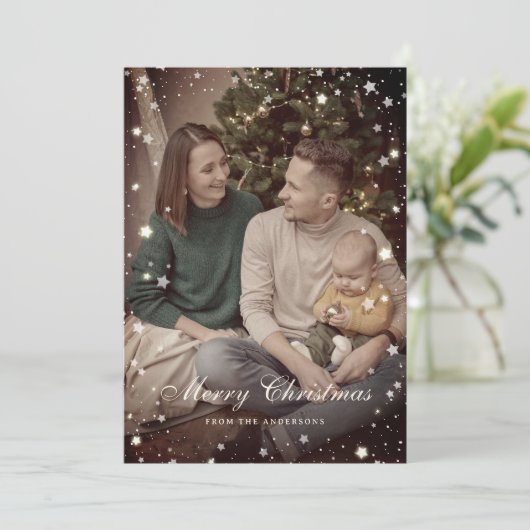 Creëer Instant  met kerstmis Feestdagenkaart (Staand voorkant)