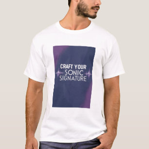 Creëer je akoestische signatuur optie 2 t-shirt