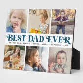 Creëer Je beste vader ooit fotocollage Fotoplaat (Zijkant)
