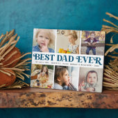 Creëer Je beste vader ooit fotocollage Fotoplaat (Zijkant)