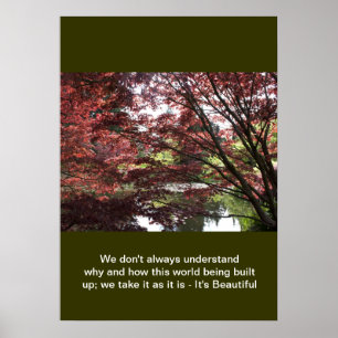 Creëer je bezit poster voor natuur fotografie