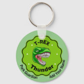 Creëer Je Bezit T-Rex Dinosaurussen Roaring Advent Sleutelhanger (Voorkant)