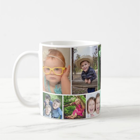 Creëer Je eigen 10-fotocollage Beste vader ooit Mo Koffiemok (Links)