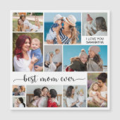 Creëer Je eigen 11 foto Collage Beste mama ooit (Voorkant)