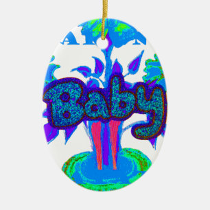 Creëer je eigen aangename aangename luxe Baby Keramisch Ornament