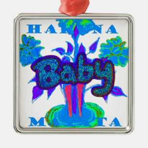 Creëer je eigen aangename aangename luxe Baby Metalen Ornament