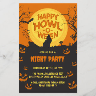 Creëer je eigen aangepaste Halloween Party Flyer
