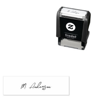 Creëer Je eigen Aangepaste handtekening Aangepaste Zelfinktende Stempel