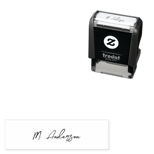 Creëer Je eigen Aangepaste handtekening Aangepaste Zelfinktende Stempel (In situ)